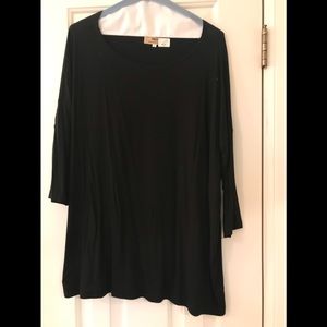 3/4 sleeve Piko top